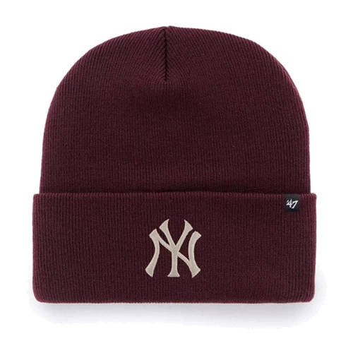 Шапка чоловіча 47 Brand MLB NY YANKEES HAYMAKER UNI dark maroon (B-HYMKR17ACE-KMD)