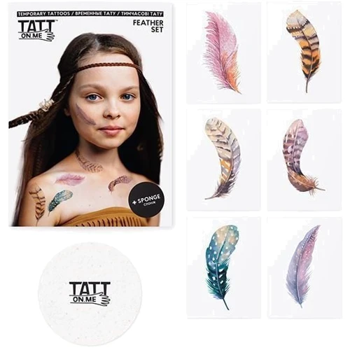Временные татуировки TATTon.me Feather Set (TSFeather) фото 4