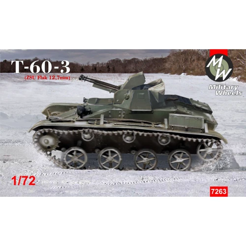 Легкий танк T-60-3 на базі ЗСУ 12,7 мм Flak