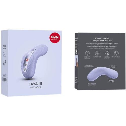 Накладной вибратор Fun Factory LAYA III soft violet