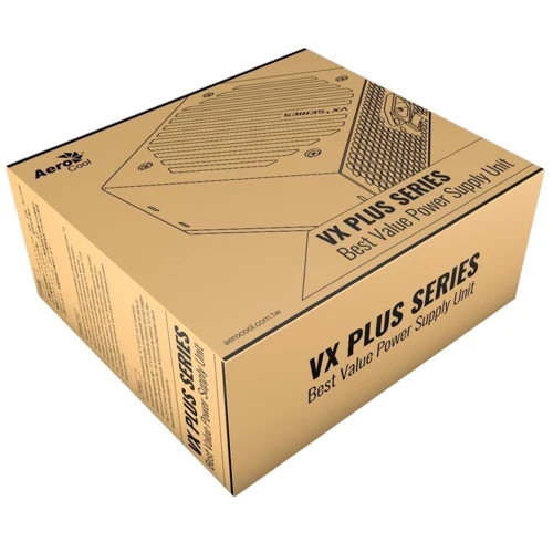 Блок питания AeroCool 600W VX PLUS 600 (4713105962772): КПД, % 80