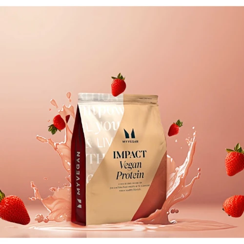 Протеин MyProtein Vegan Blend 1000 g / 33 servings / Strawberry: Вес, г 1000