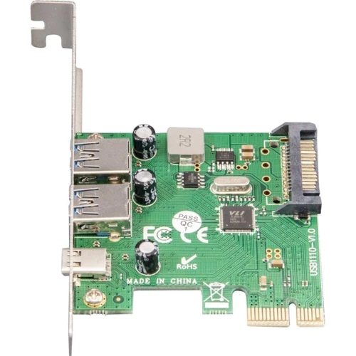 Frime PCI-E to USB3.0 TYPE-A+C VL805 (ECF-PCIEtoUSB007.LP)