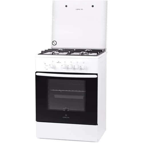 Газовая плита Greta 600-07 (Чр) (GG 6002 CG 38 (W)): Управление механическое