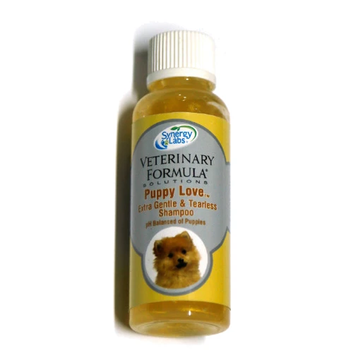 Шампунь Veterinary Formula Puppy Love Shampoo экстра нежный шампунь для щенков от 6 недель, без слез, без сульфатов, 45 мл