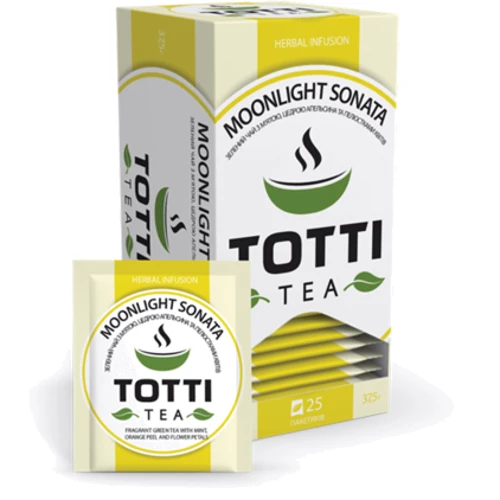 Чай TOTTI Tea травяной Лунная соната пакетированный 25х1.5 г (8719189233247)