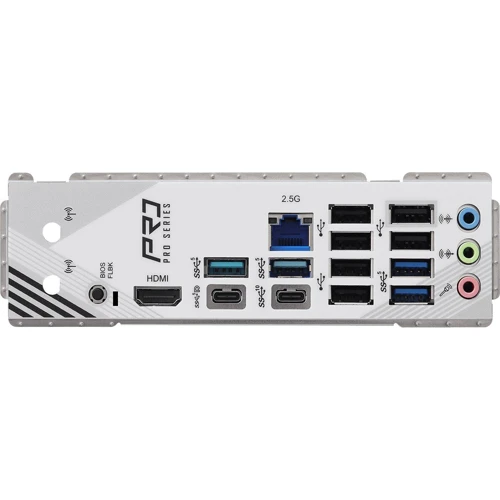 ASRock B850 PRO RS UA: Оперативная память 4xDDR5 8000+ МГц, до 256 ГБ