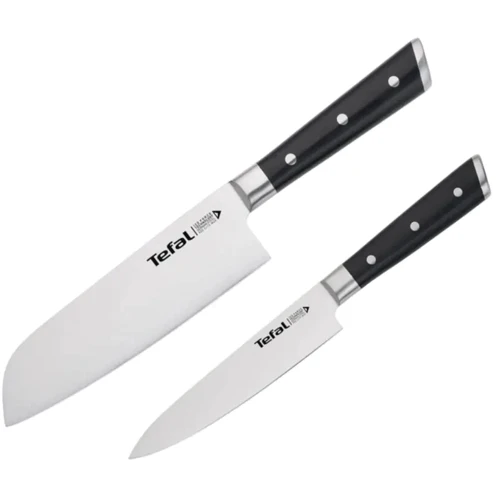 Набор кухонных ножей Tefal Ice Force 2 шт. черный (K232S224)