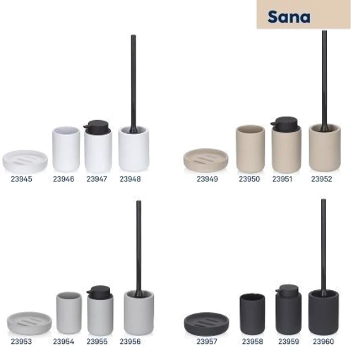 Склянка для зубних щіток KELA Sana бежева 11.5х8 см (23950)