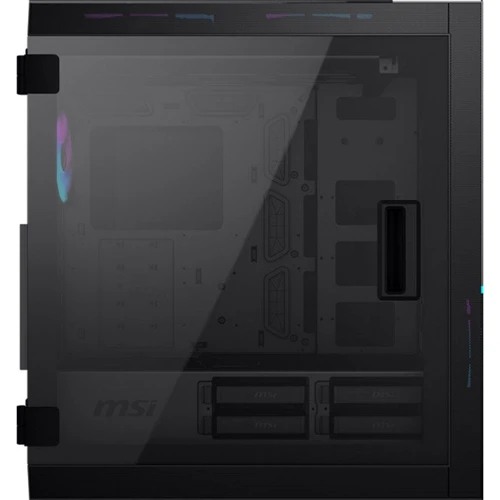 Корпус MSI MPG Sekira 500X: Материал передней панели сталь, закаленное стекло