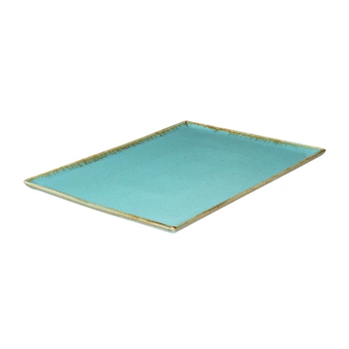 Блюдо квадратное Porland Seasons Turquoise 350х250 мм (213-358835.T)