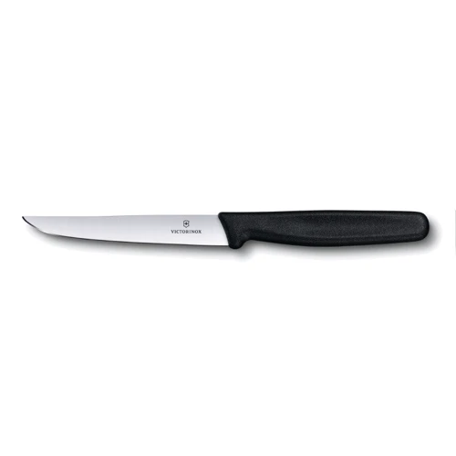 Кухонный нож Victorinox Steak с черной ручкой 11см (5.1203)