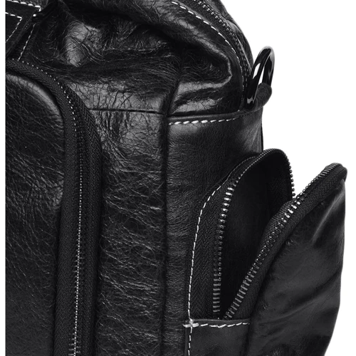 Чоловіча дорожня сумка Keizer чорна (K11028-black) фото 9