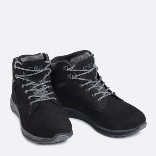 Ботинки CMP Nibal Mid Lifestyle Shoe WP (39Q4957-68UF) 44 (45) черные натуральный нубук зима фото 1