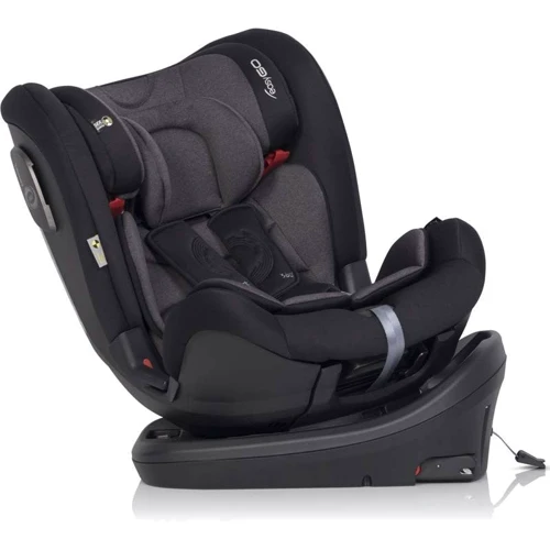 Автокресло EasyGo Convert izofix 0-36 9024-ECis-13 Iron, черный: Внутренние ремни 5-x точечные