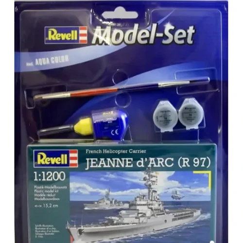 Подарочный набор Revell Крейсер-вертолетоносец Jeanne dArc (R97) 1:1200 (65896)