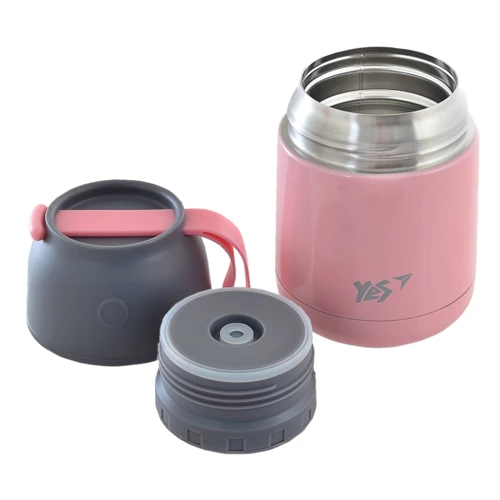 Термос Yes для еды, розовый (706713)