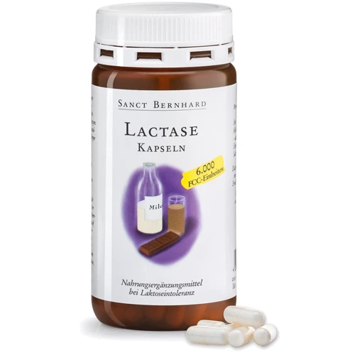 Sanct Bernhard Lactase Лактаза 6000 FCC 150 капсул