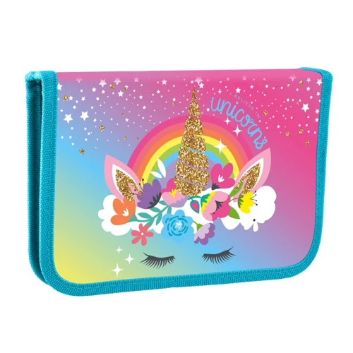 Пенал твердый YES одинарный без клапана HP-02 Unicorn (532857)