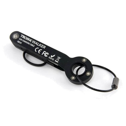 Брелок-адаптер Troika "WALKER" USB/Micro USB чорний (CBL01/BK): Тип Брелоки