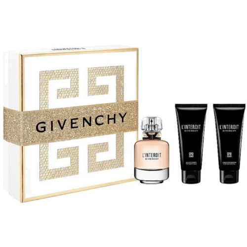 Набор Givenchy Givenchy L`Interdit Парфюмированная вода 80ml+Лосьон для тела 75 ml+Масло для душа 75ml
