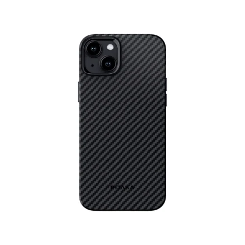 Чехол для iPhone Pitaka MagEZ Case Pro 4 Twill 1500D Black/Grey (KI1501MP) for iPhone 15 Plus