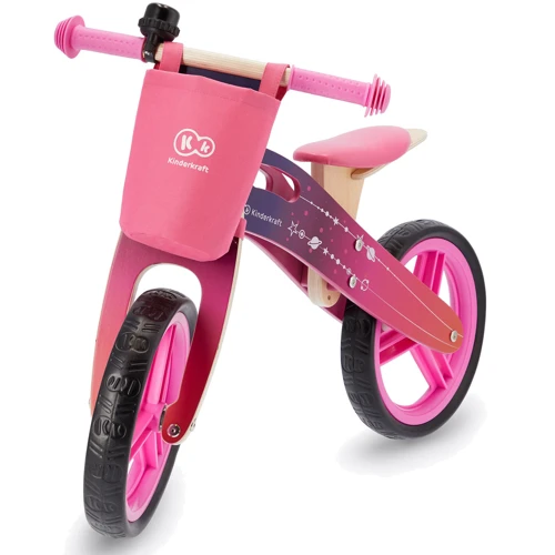 Беговел Kinderkraft Runner Galaxy Pink (KKRRUNGPNK00AC): Диаметр колес, дюймов 12