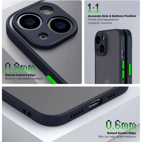 Чехол для телефонов ArmorStandart Frosted Matte Blue for Xiaomi Redmi 12 4G (ARM68551): Тип накладка на заднюю часть