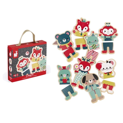 Игровые фигурки Janod магнитные животные (J08015)