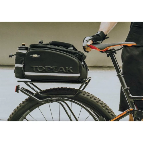Багажник МТБ/E-Bike Topeak TetraRack M2L 27.5"-29" MTB сум з E-Xplorer Trunk Box (TA2410M2): Колір черный
