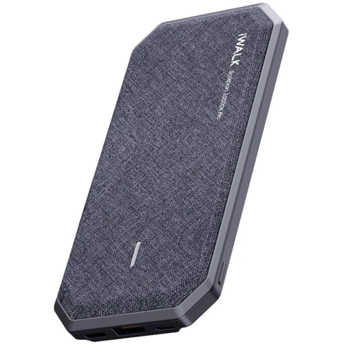 Внешний аккумулятор iWALK Power Bank Scorpion 10000X Pro Power Bank 10000mAh Grey (UBT10000XP)