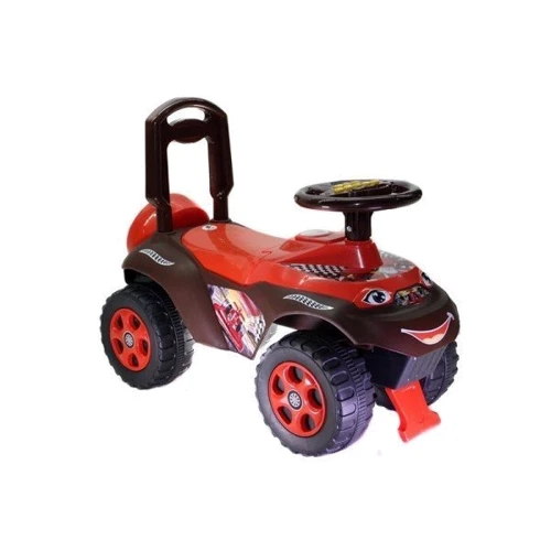 Чудомобиль Active Baby музыкальный коричнево-красный (013117-0201М)