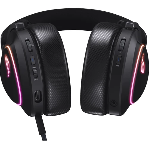 Наушники ASUS ROG Delta II Black (90YH03W0-BHUA00): Дополнительно Подсветка корпуса