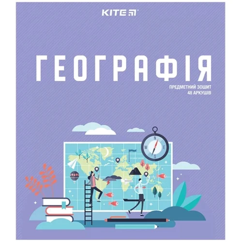 Набір зошит Kite #ПРЕДМІТКА Urban K23-240-25-32 8 видів 48 аркушів: Кількість аркушів 48