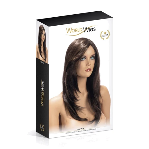Перука World Wigs OLIVIA LONG CHESTNUT