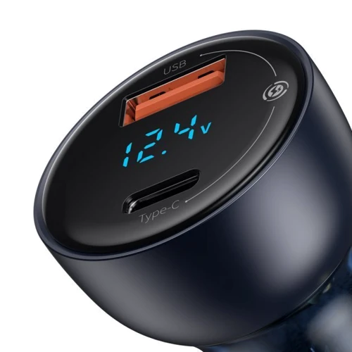Зарядний пристрій Baseus Car Charger USB + USB-C Particular 65W with USB-C Cable Black (TZCCKX-0G): Особливості Швидка зарядка, USB-C