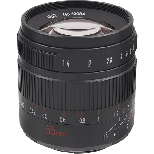 Объектив для фотоаппарата 7Artisans 55mm f1.4 mark ii Canon (EOS-M Mount): Байонет Canon EF-M