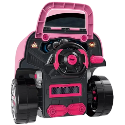 Машина-конструктор: 61 деталь, звук, свет, коробка передач, аксессуары (008-977): Производитель Noname