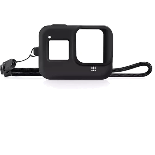 Силиконовый чехол MSCAM Protective Silicone Case + Wrist Strap For GoPro Hero 8 Black