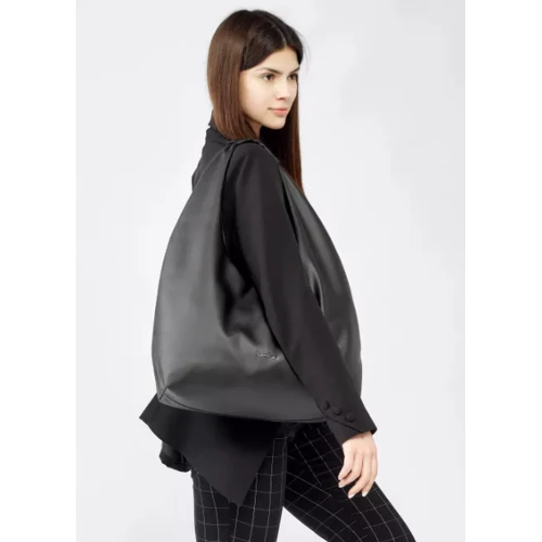 Женская сумка хобо Sambag HOBO L черная (53300001) фото 9