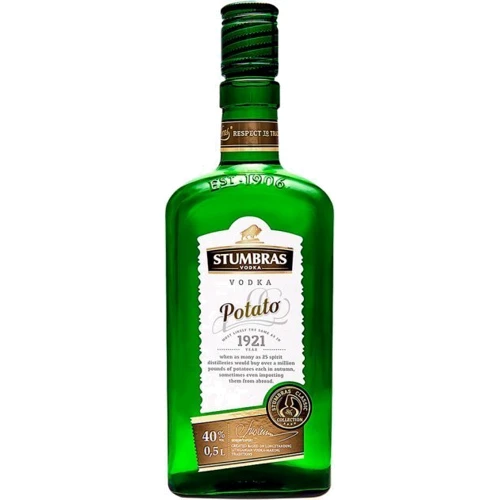 Водка Stumbras Vodka Potato, 0.5л 40% (PLK4770033228547)