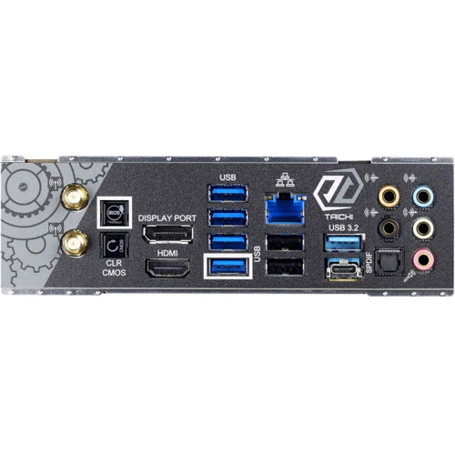 ASRock B550 Taichi: Роз'єми на задній панелі USB 3.2 Gen 2, HDMI, USB Type-C