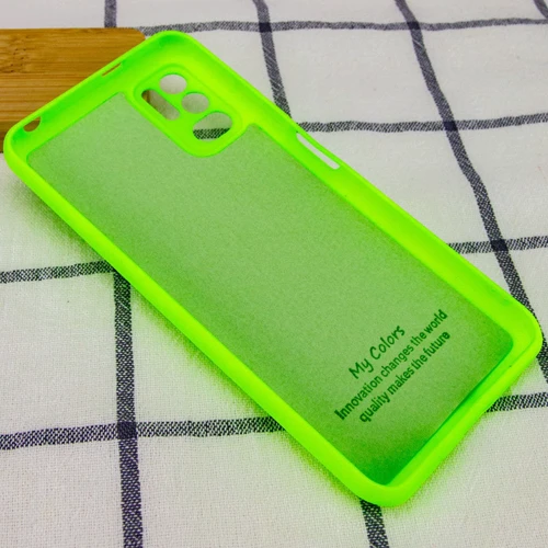 Аксессуар для смартфона Mobile Case Silicone Cover My Color Full Camera Neon Green for Xiaomi Redmi Note 10 5G / Poco M3 Pro / Poco M3 Pro 5G: Тип накладка на заднюю часть