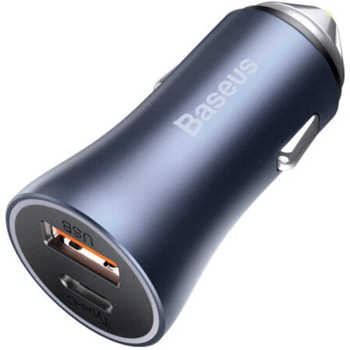 Зарядний пристрій Baseus Car Charger 2хUSB Golden Contactor Pro 40W Dark Gray (CCJD-A0G): Сила струму 2.4А и более