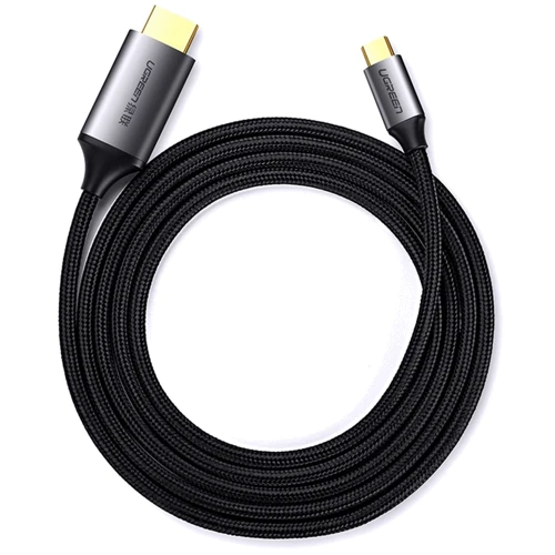 Кабель Ugreen Cable HDMI M для USB-C 1.5m Grey/Black (50570): Тип USB-C - HDMI M