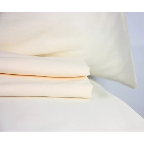 Простирадло на резинці LightHouse Sateen Premium 160х200х30 см кремовий (50668): Матеріал сатин