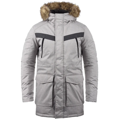 Парка Jack & Jones 85297104 52 серая зимняя с капюшоном