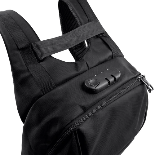 Мужской рюкзак Valiria Fashion черный (DETAB8609-2): Фактура Матовая, Тканая