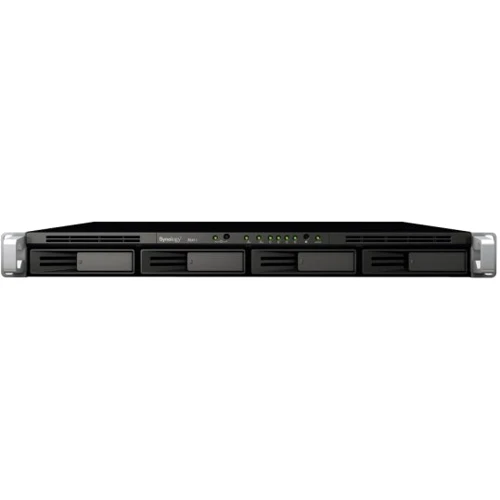 Сетевой накопитель (NAS) Synology RX410: Слоты для дисков 4 x 3,5" SATA II/III или 4 x 2,5" SATA/SSD (max 4 x 3 ТB)