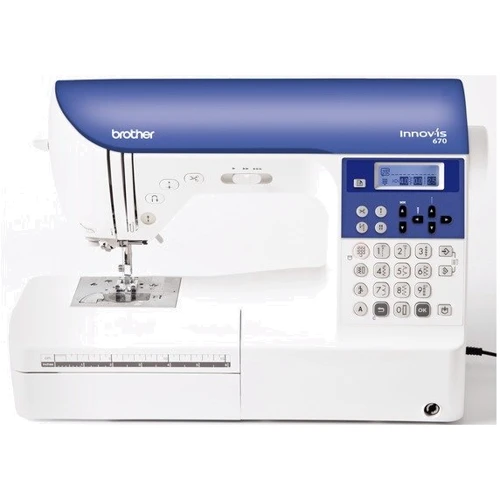 Швейна машина Brother NV-670: Максимальна ширина строчки, мм 4